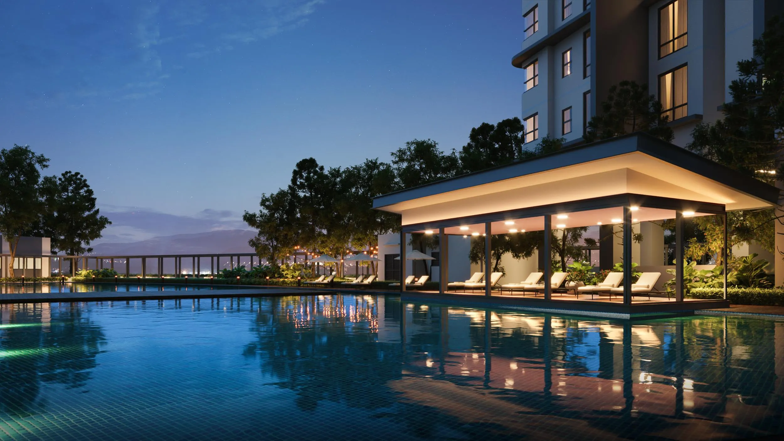 Poolside Pavilion at Cappella Embassy